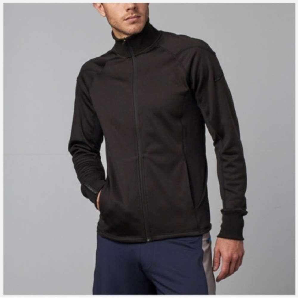 Hylete Apex II Crossfit Training Jacket Sz Small‎ black pockets fully zip